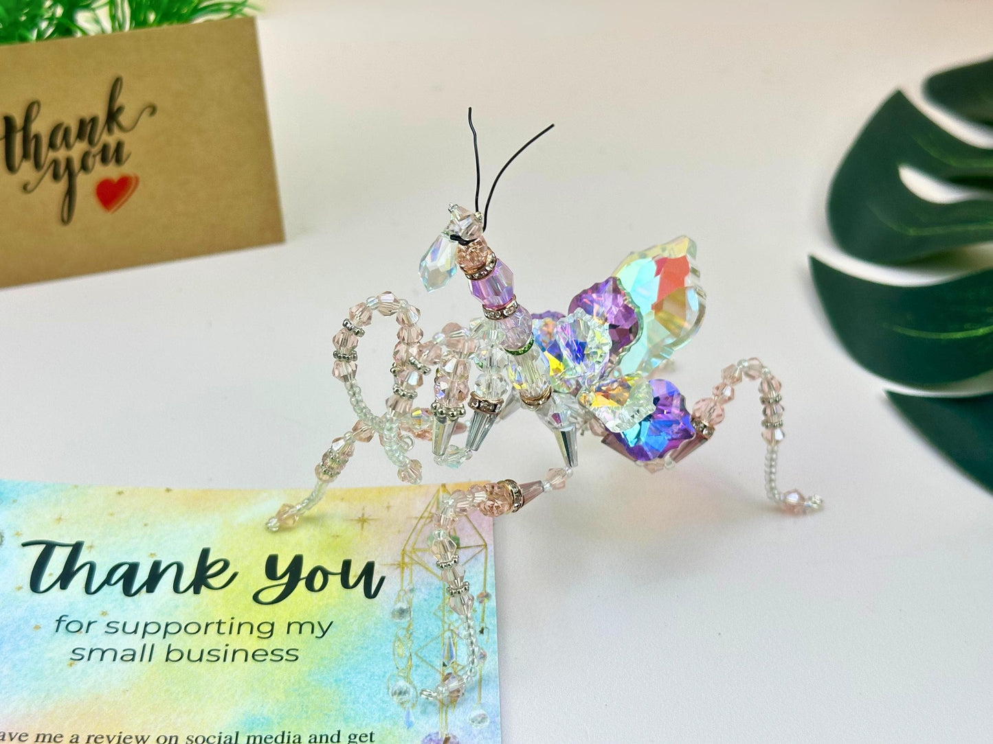 Orchid Mantis Suncatcher DIY Kit - Create Your Own Unique Insect Decor