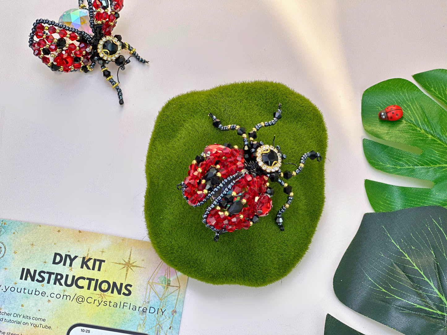 Beetle / Ladybug Suncatcher DIY Kit