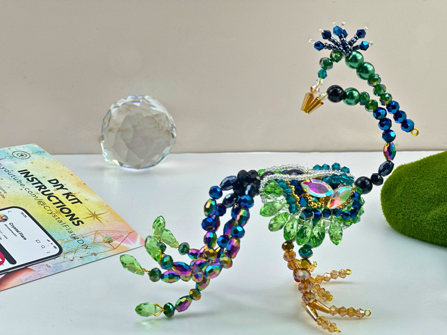 Peacock Suncatcher DIY Kit