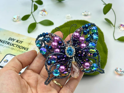Nightfall Butterfly Suncatcher DIY Kit (Batteries Not Included)