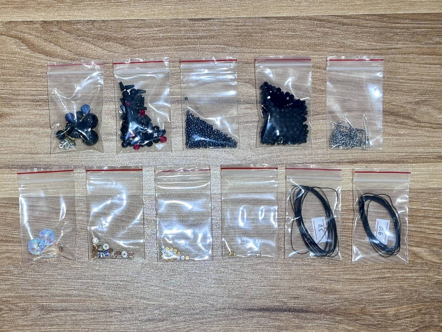 Bat Suncatcher DIY Kit - materials laid out