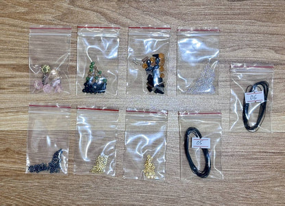 Bee Suncatcher DIY Kit - materials laid out