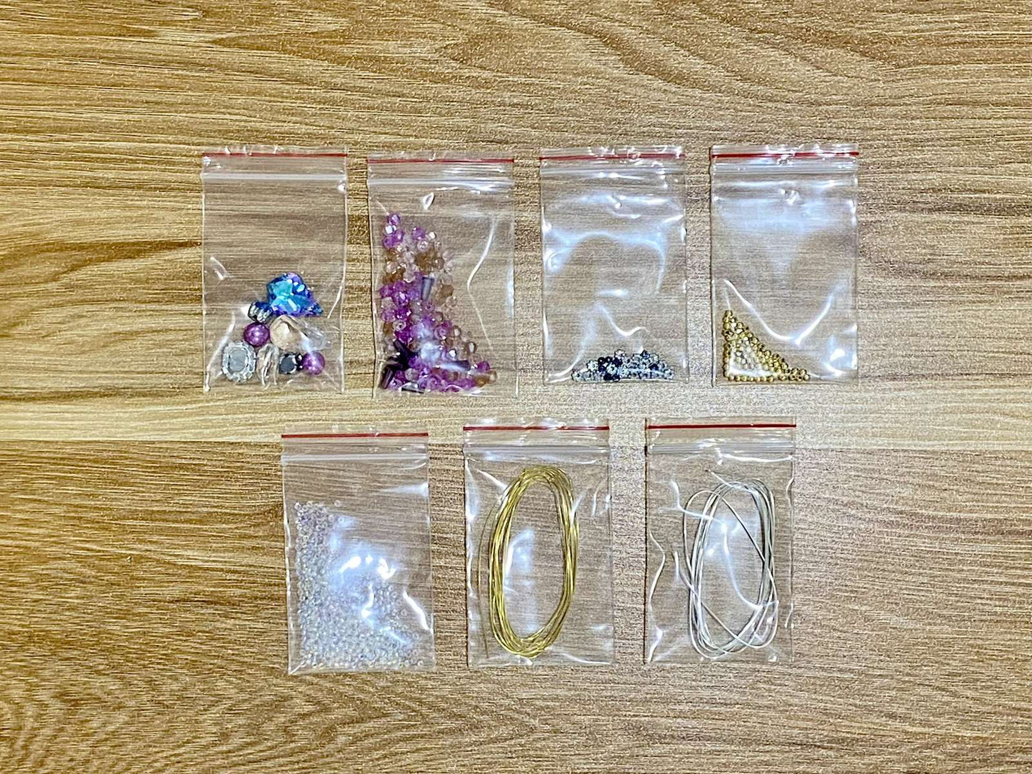 Butterfly Suncatcher DIY Kit - materials laid out
