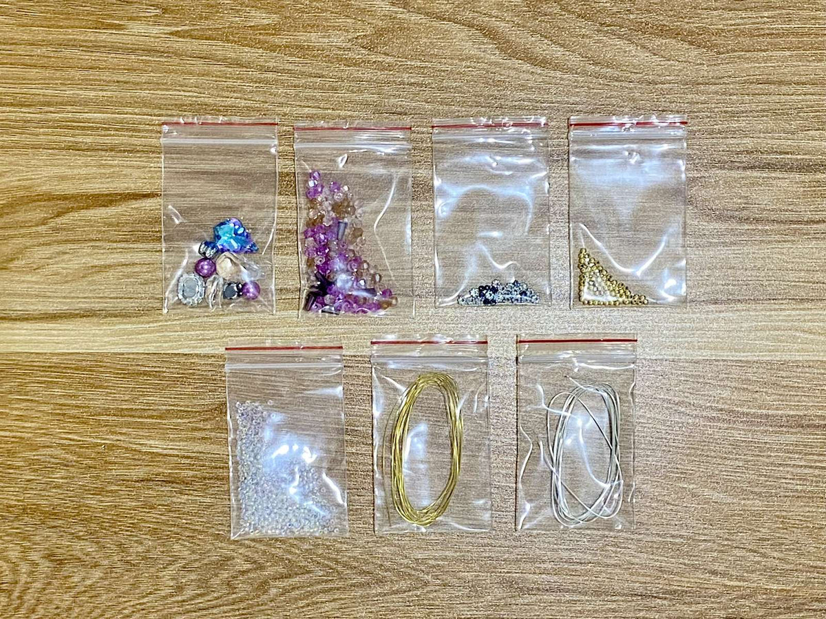 Butterfly Suncatcher DIY Kit - materials laid out