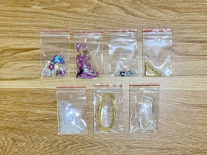 Butterfly Suncatcher DIY Kit - materials laid out