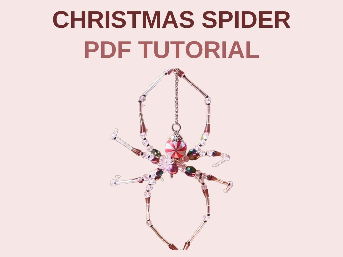 Christmas Spider Suncatcher PDF Tutorial