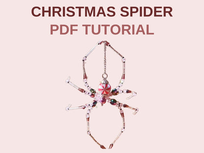Christmas Spider Suncatcher PDF Tutorial