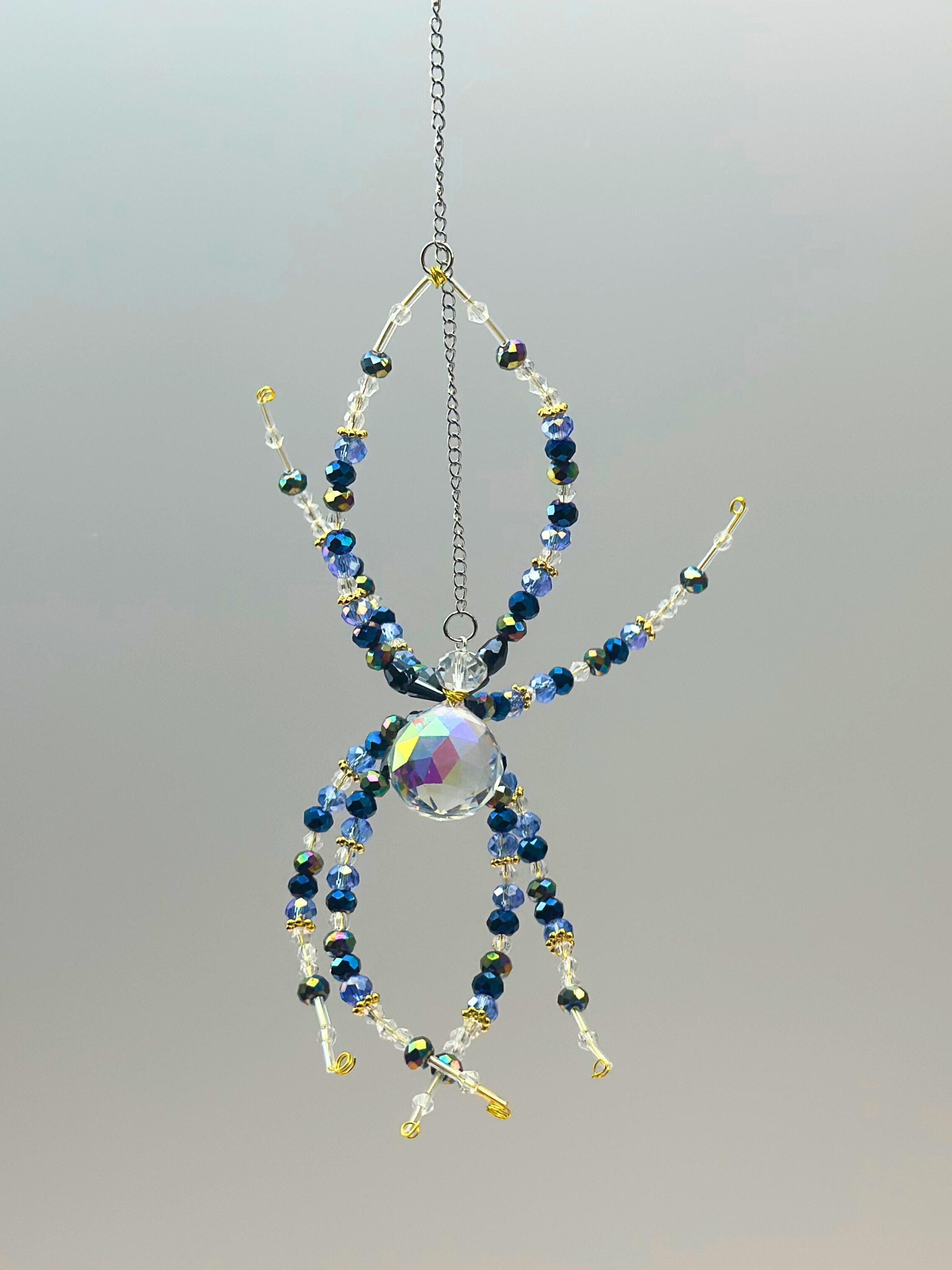 Spider Web Suncatcher DIY Kit: Create Your Own Crystal Window Art