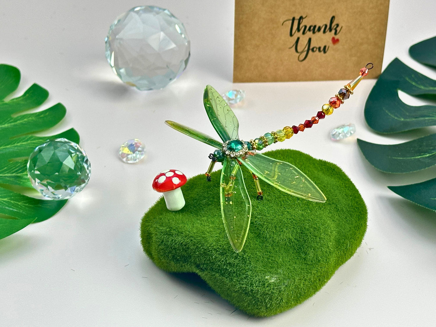 DIY Dragonfly Suncatcher Kit: Beaded Craft for Art Lovers