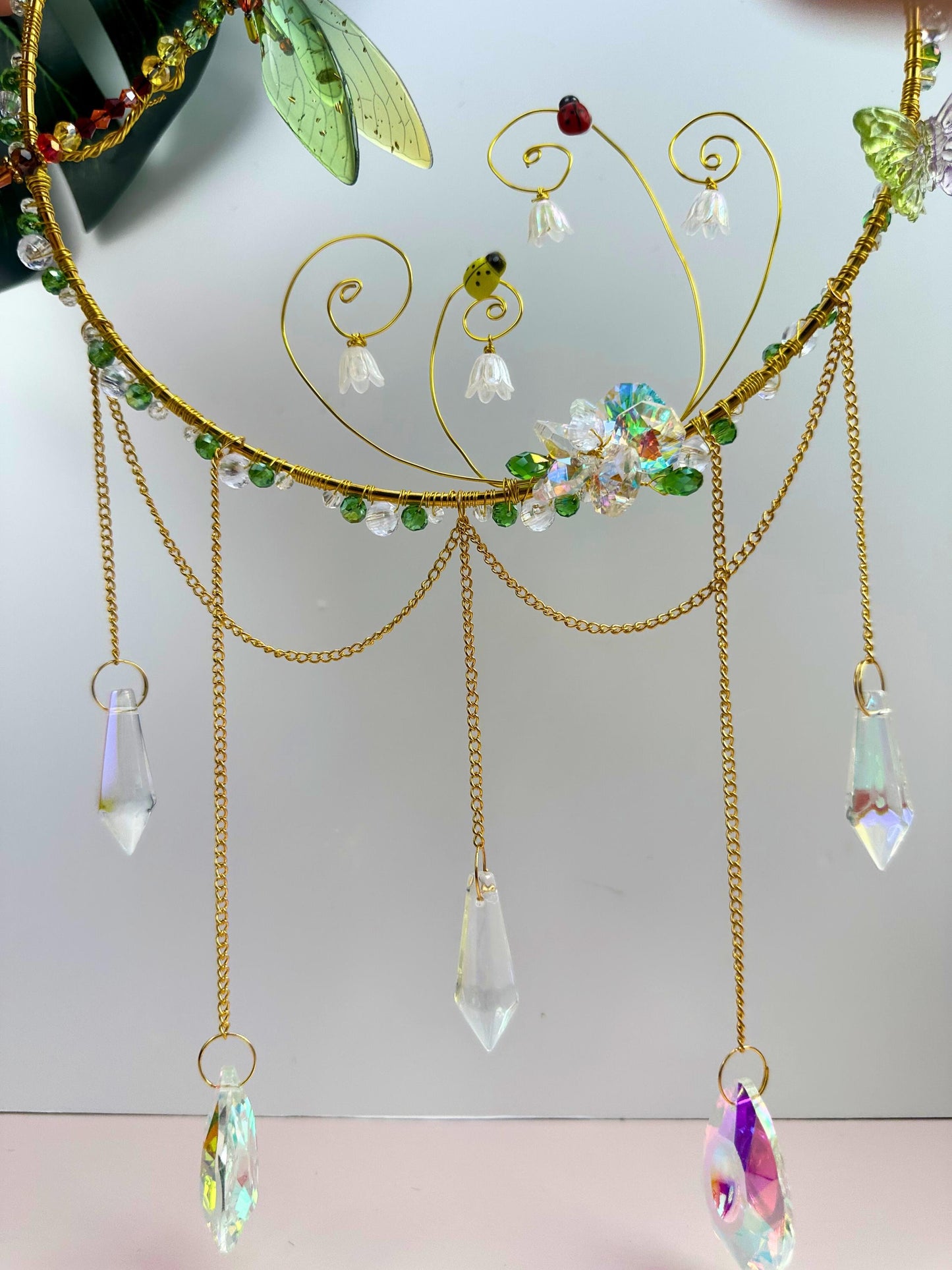 Fairy Garden Suncatcher DIY Kit - Create Your Own Magical Sun Catcher for Home Decor