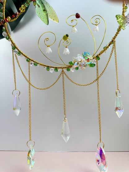 Fairy Garden Suncatcher DIY Kit - Create Your Own Magical Sun Catcher for Home Decor