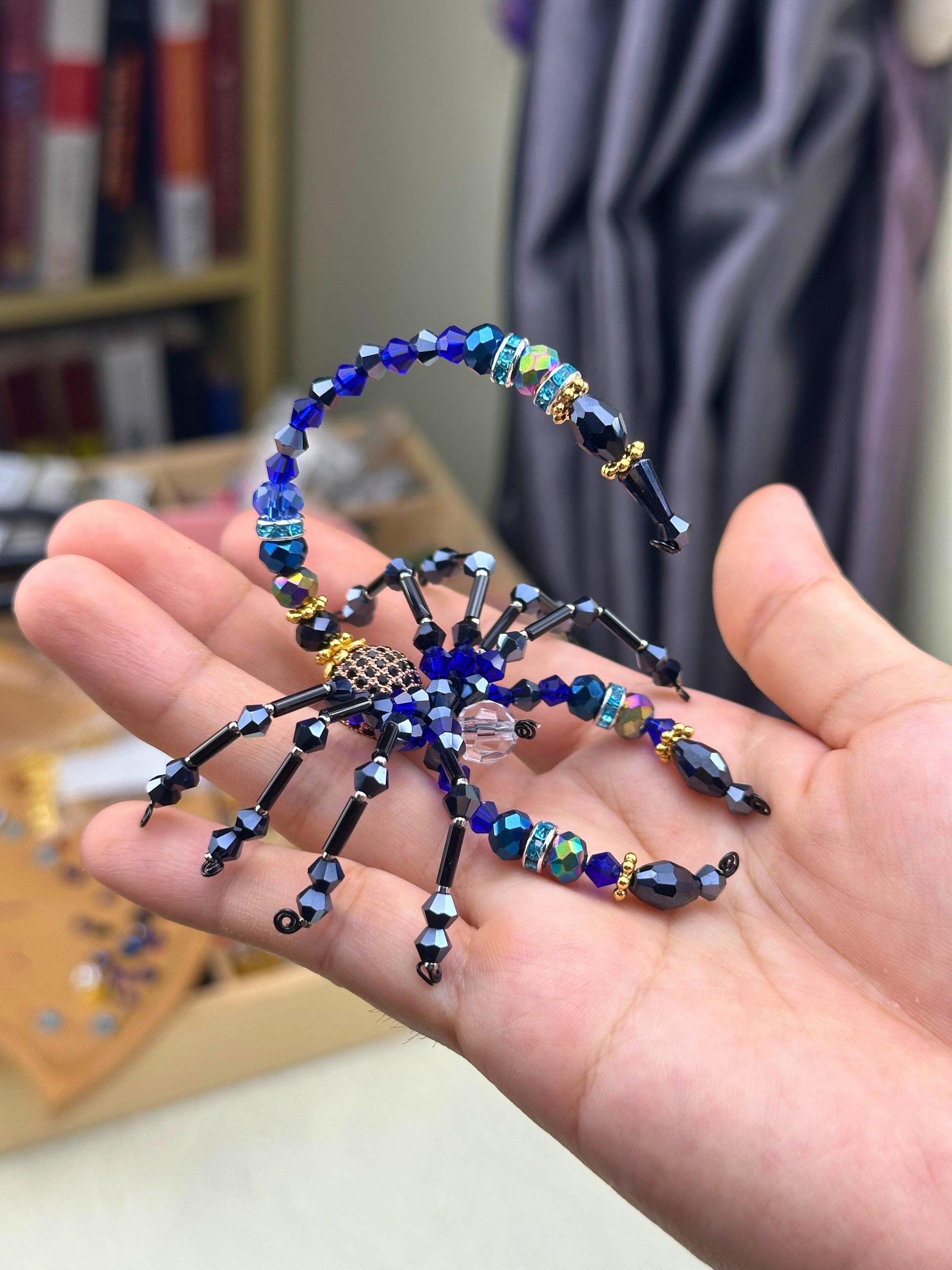 Scorpion Suncatcher DIY Kit: Crystal Prism, Zodiac Gift
