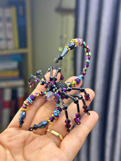 Scorpion Suncatcher DIY Kit: Crystal Prism, Zodiac Gift