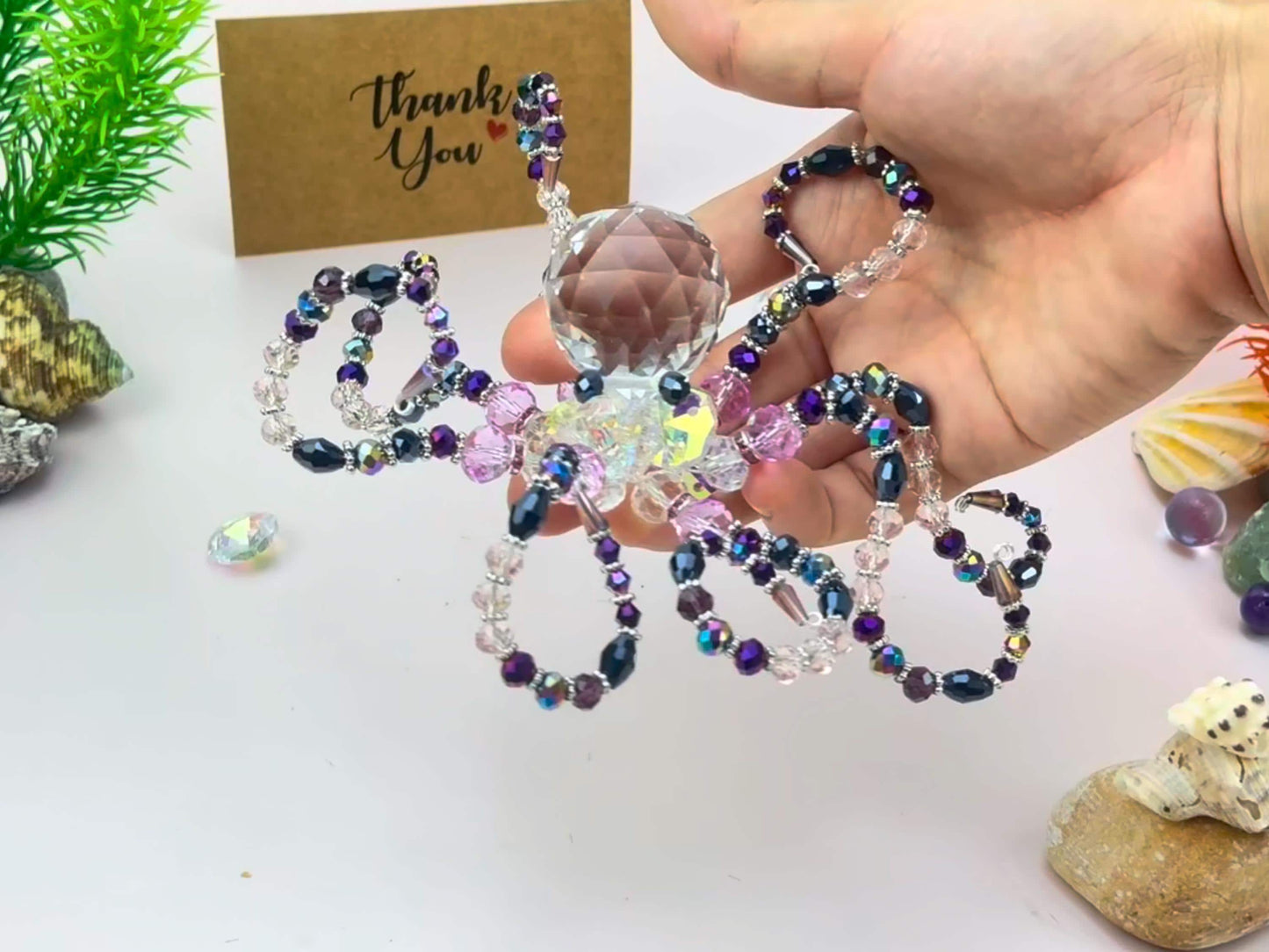 Octopus Suncatcher DIY Kit - Create Your Own Unique Ocean Decor