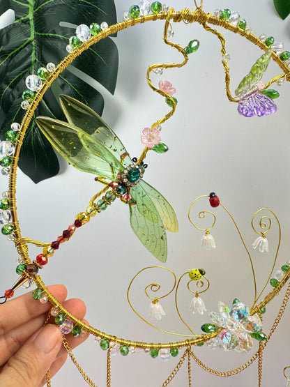 Fairy Garden Suncatcher DIY Kit - Create Your Own Magical Sun Catcher for Home Decor