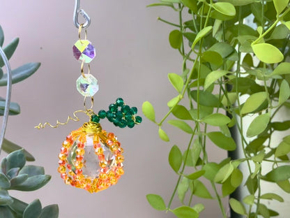 Pumpkin Suncatcher DIY Kit - Craft Your Own Halloween Decor