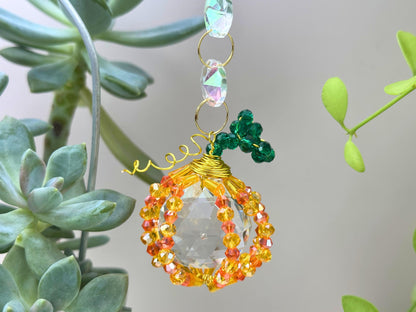 Pumpkin Suncatcher DIY Kit - Craft Your Own Halloween Decor