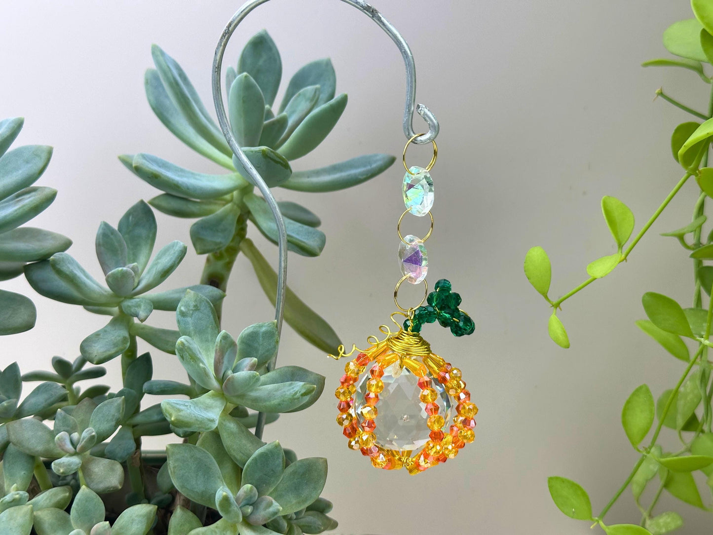 Pumpkin Suncatcher DIY Kit - Craft Your Own Halloween Decor