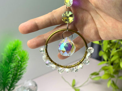 Pear Blossom Suncatcher DIY Kit: Car Mirror Rainbow Maker