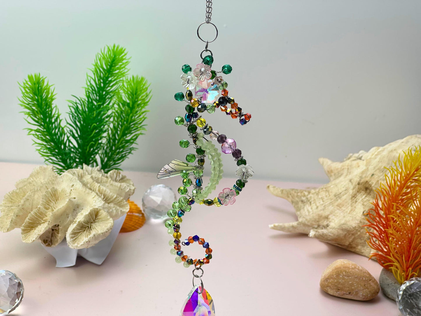 Seahorse Suncatcher DIY Kit - Create Your Own Coastal Decor