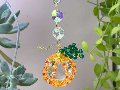 Pumpkin Suncatcher DIY Kit - Craft Your Own Halloween Decor