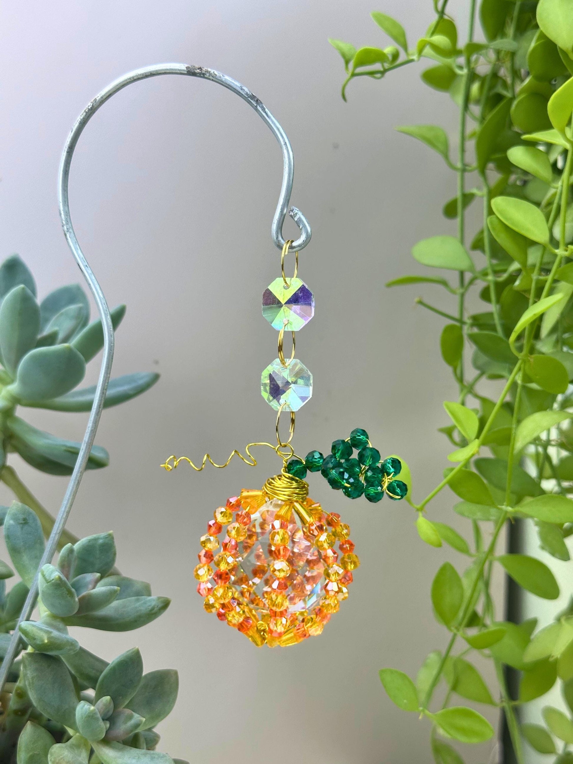 Pumpkin Suncatcher DIY Kit - Craft Your Own Halloween Decor