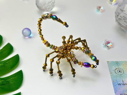 Scorpion Suncatcher DIY Kit: Crystal Prism, Zodiac Gift