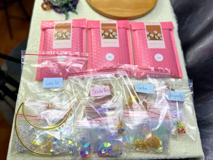 Healing Crystal Suncatcher DIY Kit - Create Your Own Gemstone Decor for Positive Energy