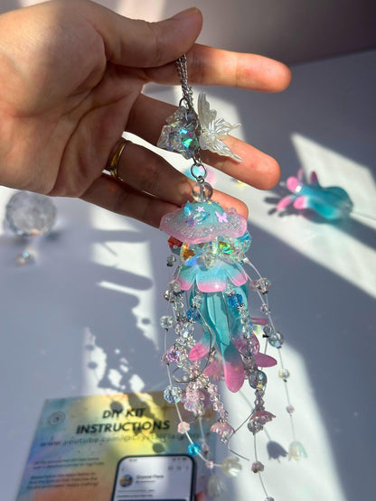 Jellyfish Suncatcher DIY Kit - Create Your Own Ocean Animal Decor
