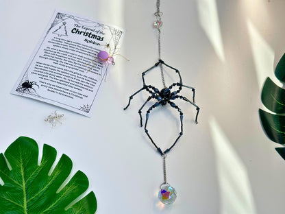 Christmas Spider Suncatcher DIY Kit - Create Your Own Christmas & Halloween Decor