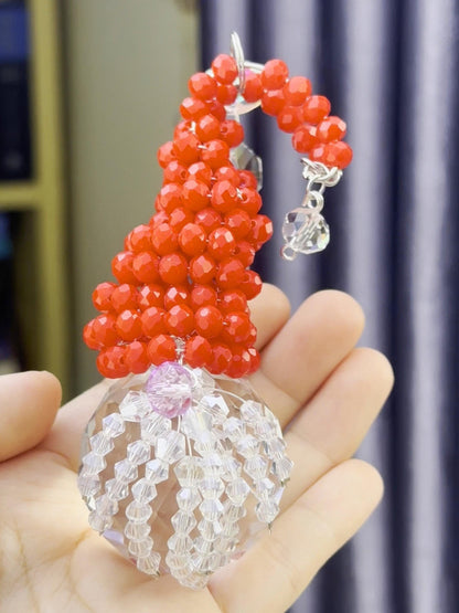 Santa Gnome Suncatcher DIY Kit - Create Your Own Christmas Craft Decor