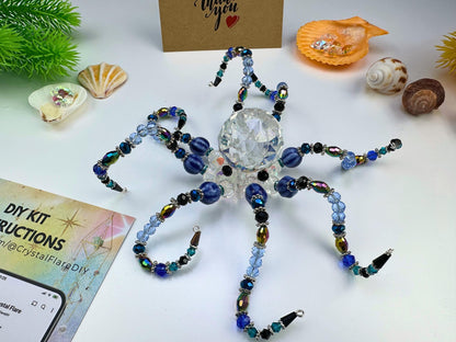 Octopus Suncatcher DIY Kit - Create Your Own Unique Ocean Decor