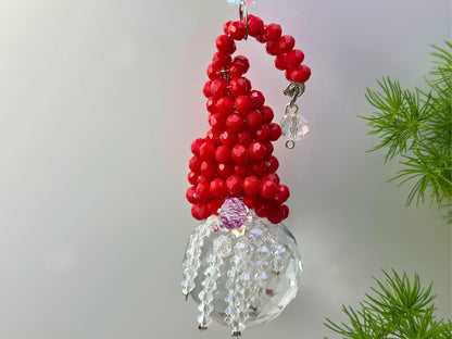 Santa Gnome Suncatcher DIY Kit - Create Your Own Christmas Craft Decor
