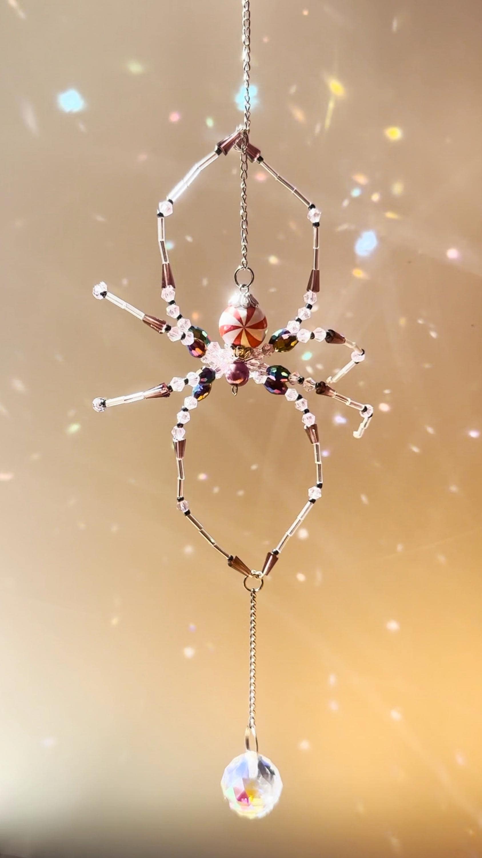 Christmas Spider Suncatcher DIY Kit - Create Your Own Christmas & Halloween Decor