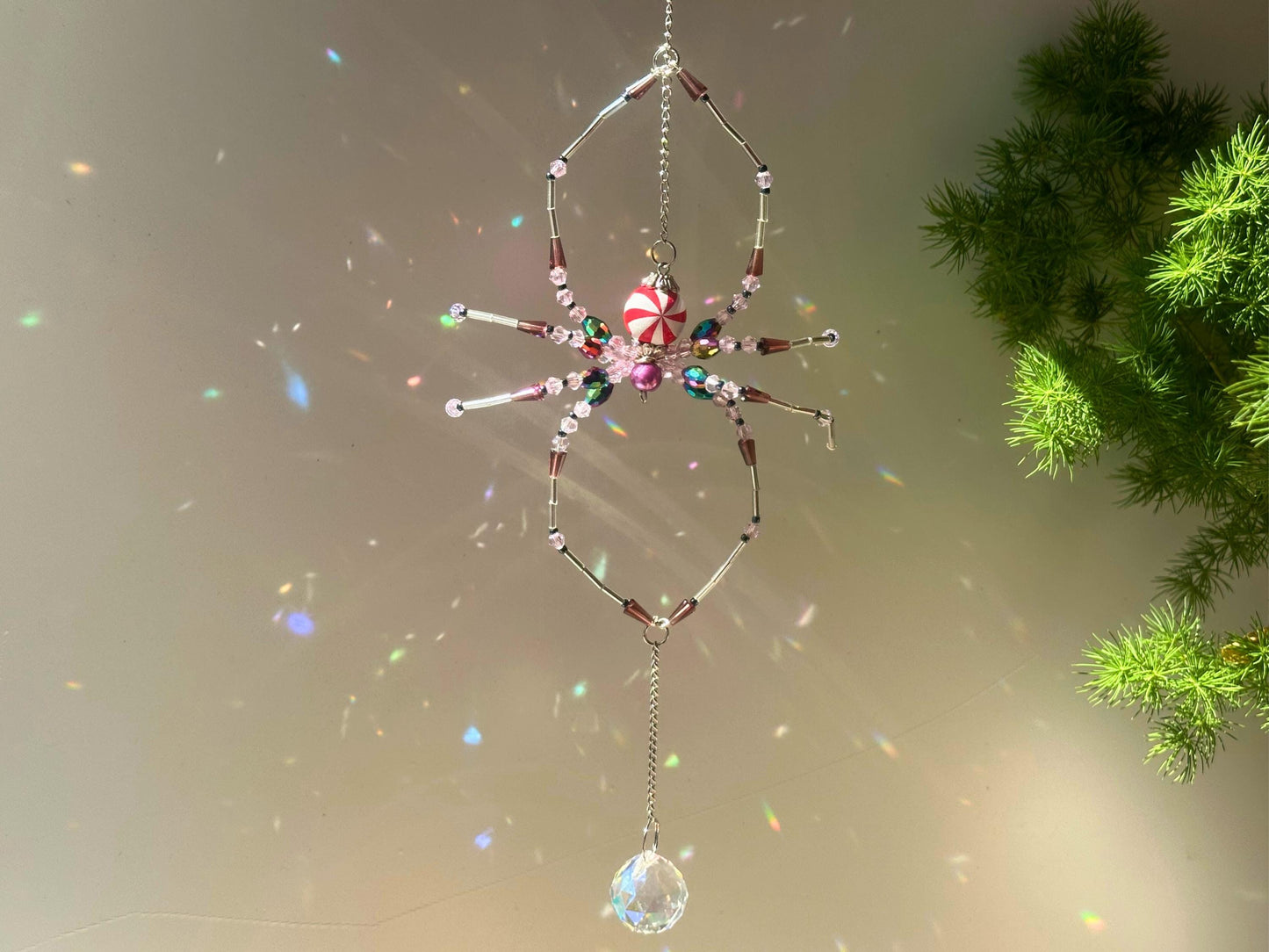 Christmas Spider Suncatcher DIY Kit - Create Your Own Christmas & Halloween Decor