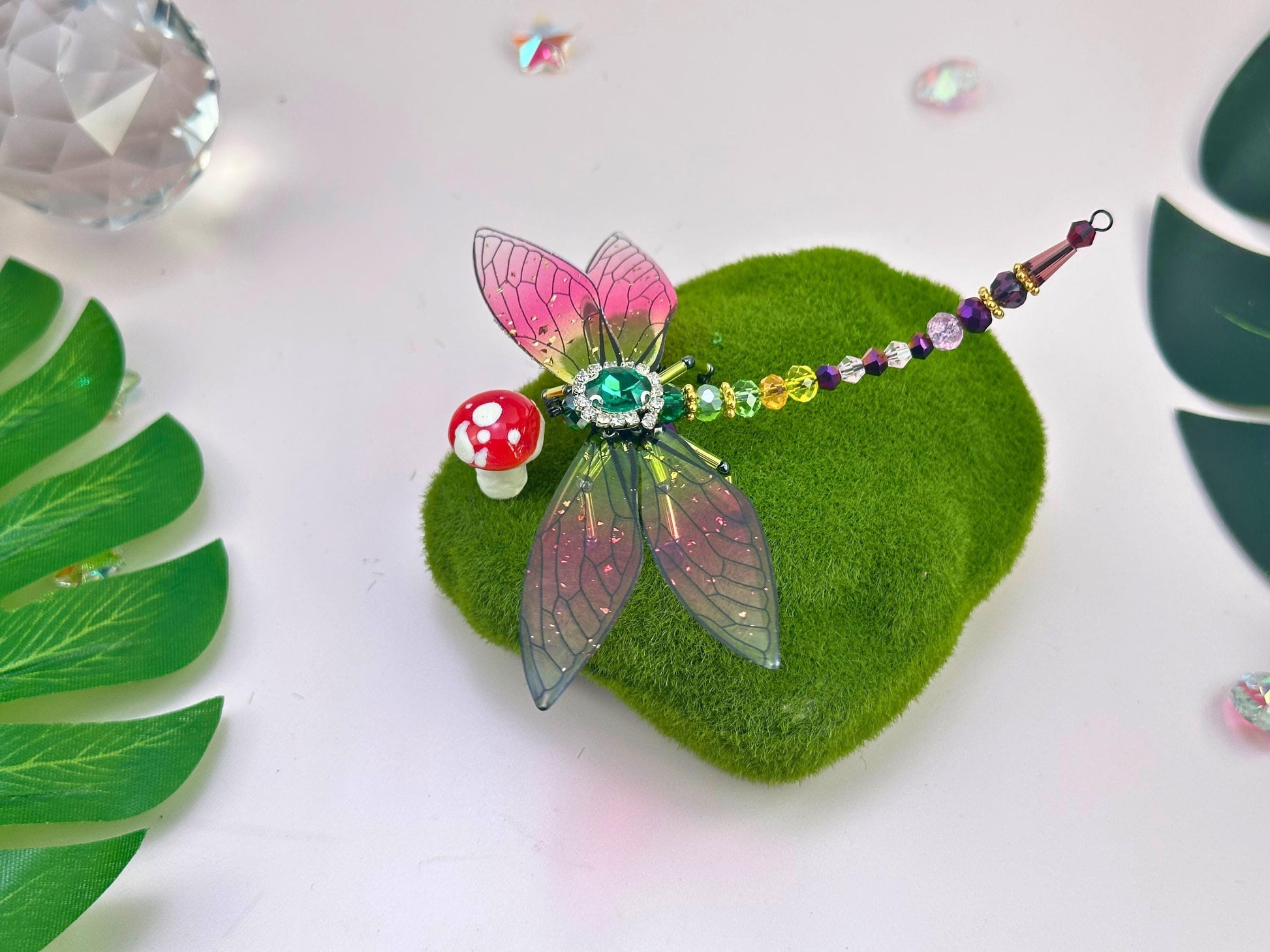 DIY Dragonfly Suncatcher Kit: Beaded Craft for Art Lovers