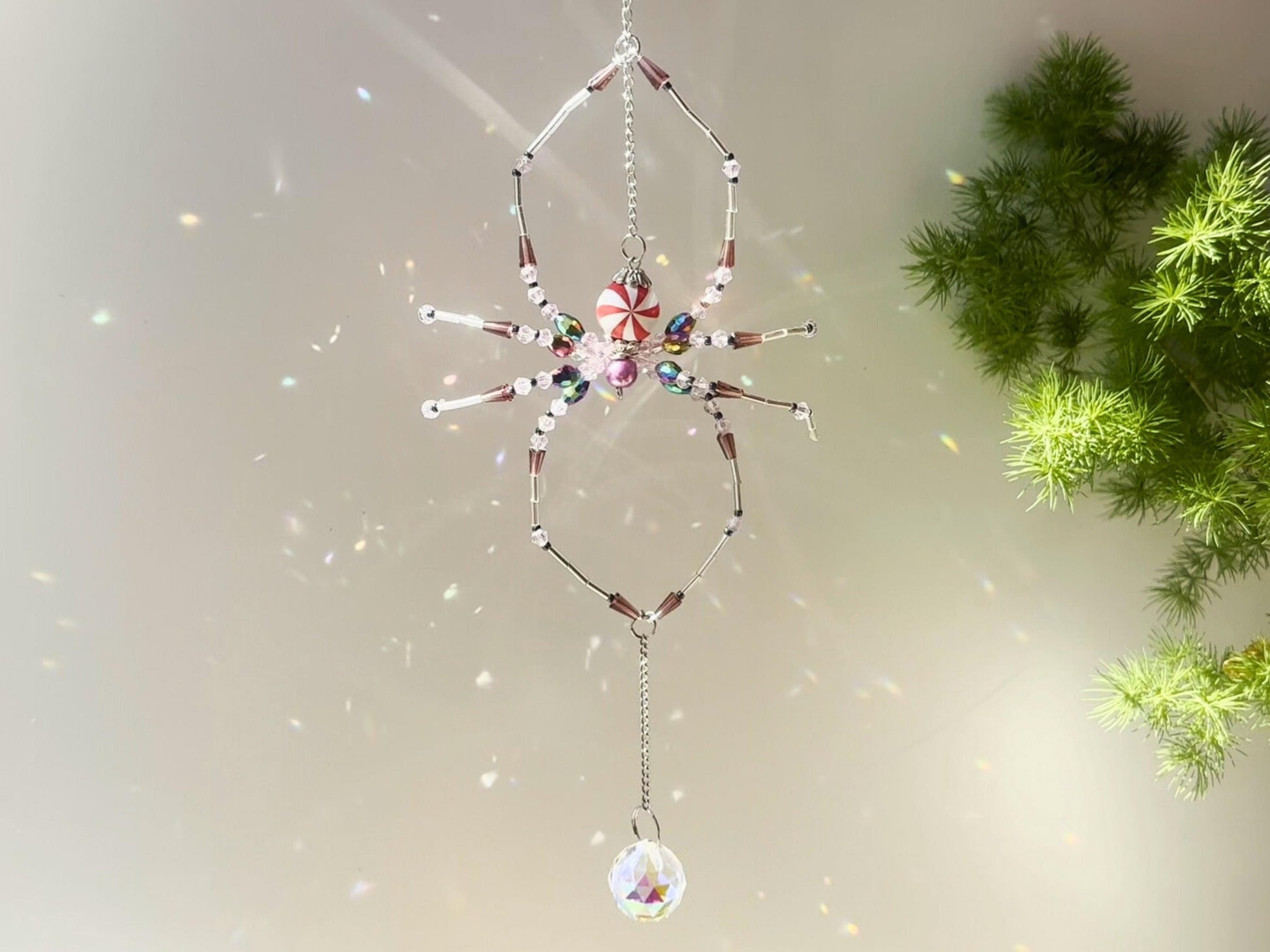 Christmas Spider Suncatcher DIY Kit - Create Your Own Christmas & Halloween Decor