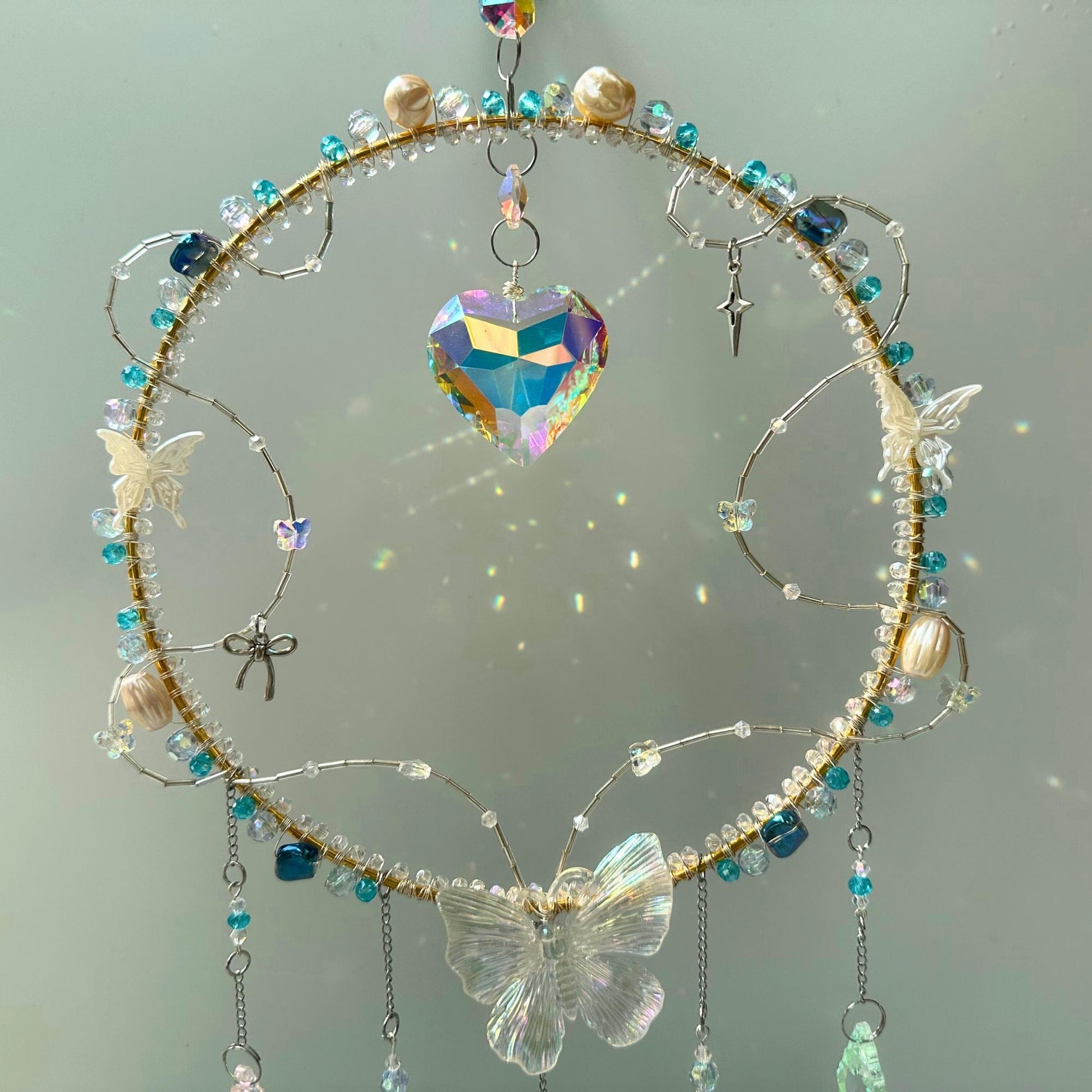 Snow Garden Suncatcher DIY Kit - Create Your Own Winter Window Decor