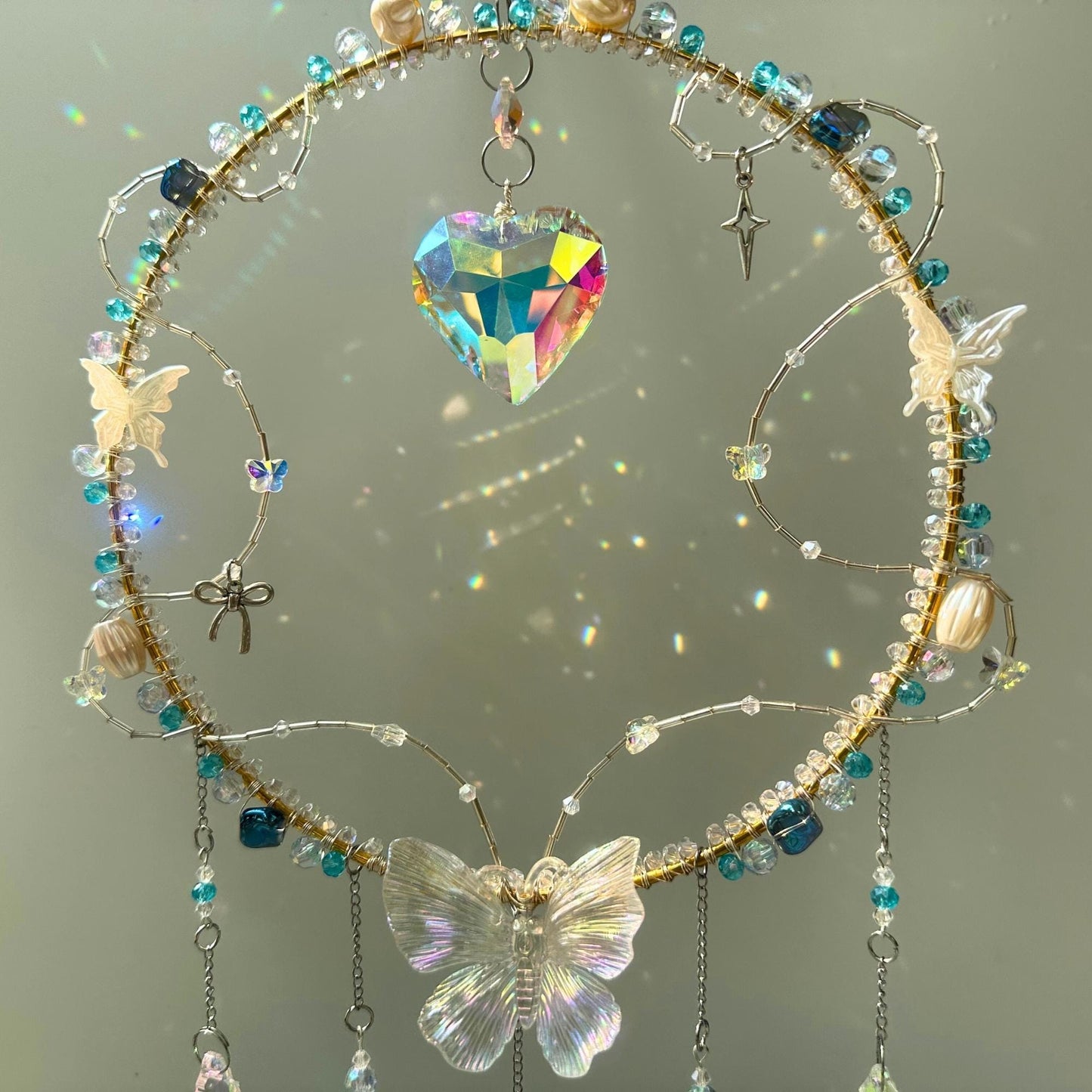 Snow Garden Suncatcher DIY Kit - Create Your Own Winter Window Decor