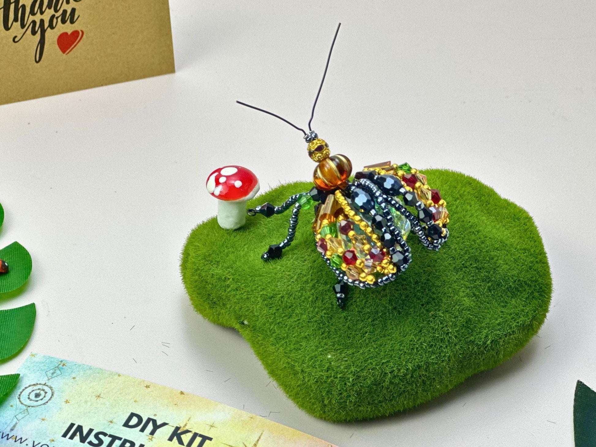 Beetle Suncatcher DIY Kit - Create Your Own Nature-Inspired Decor