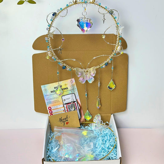 Snow Garden Suncatcher DIY Kit - Create Your Own Winter Window Decor