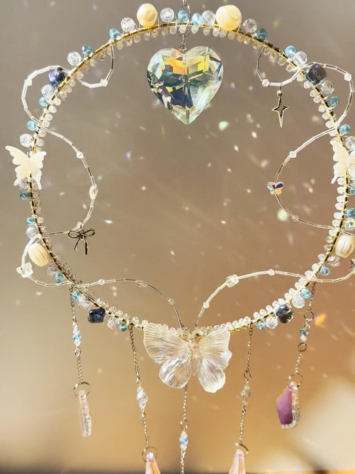 Snow Garden Suncatcher DIY Kit - Create Your Own Winter Window Decor