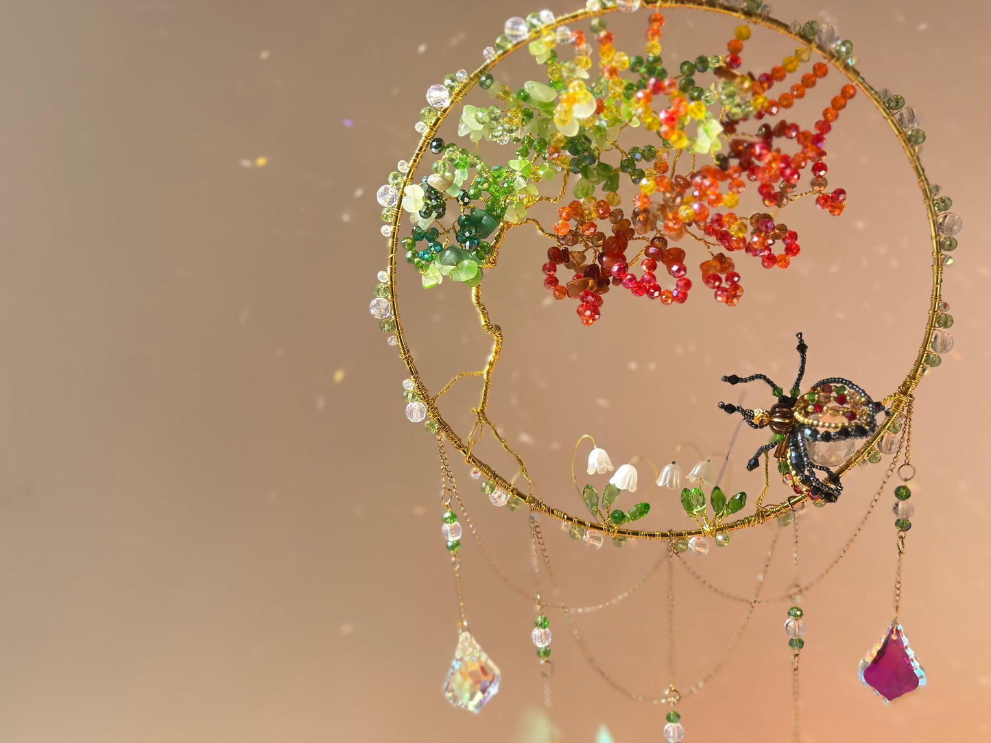 Autumn Garden Suncatcher DIY Kit - Create Your Own Fall Nature Decor