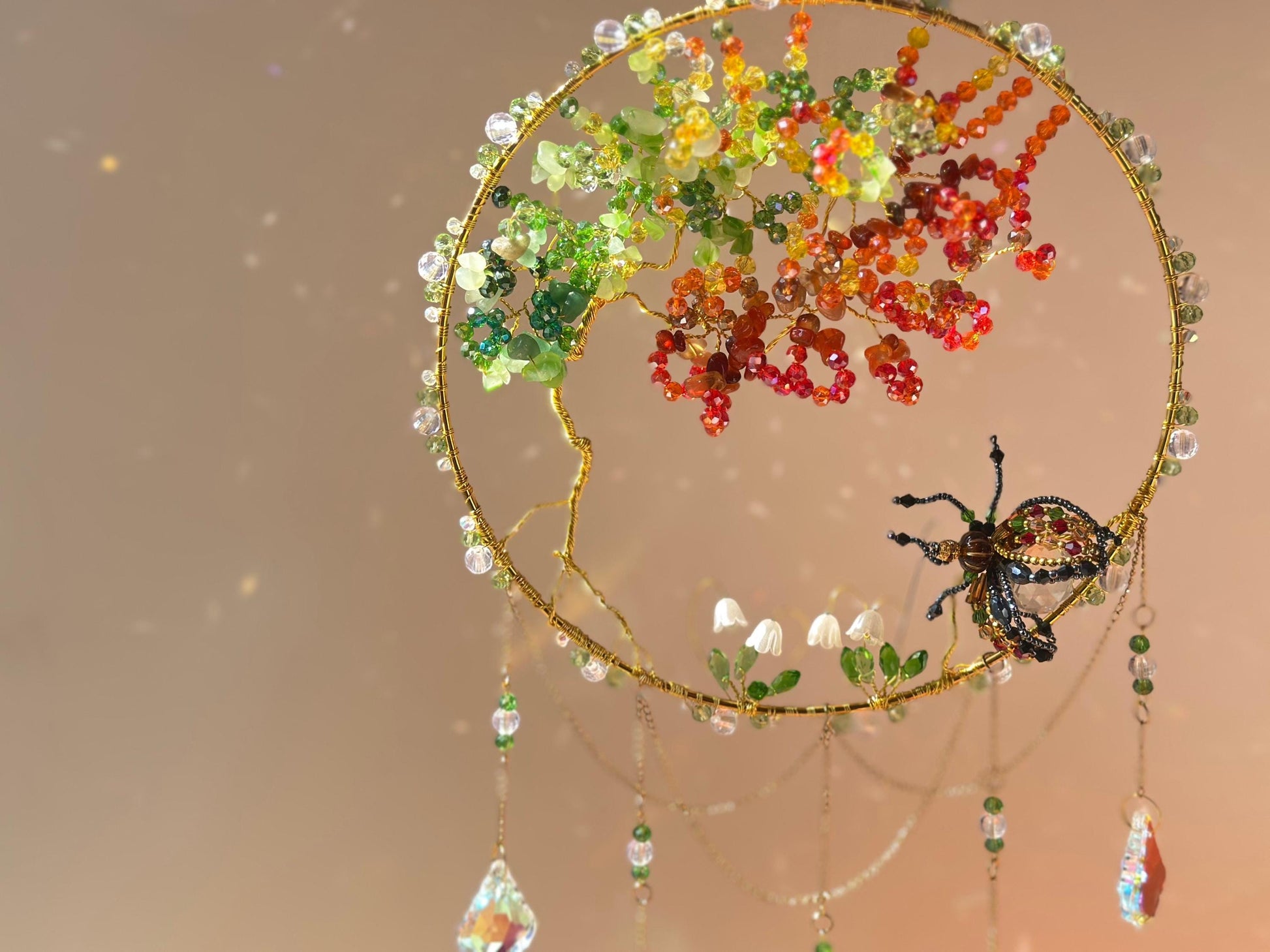 Autumn Garden Suncatcher DIY Kit - Create Your Own Fall Nature Decor