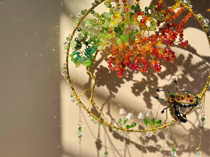 Autumn Garden Suncatcher DIY Kit - Create Your Own Fall Nature Decor