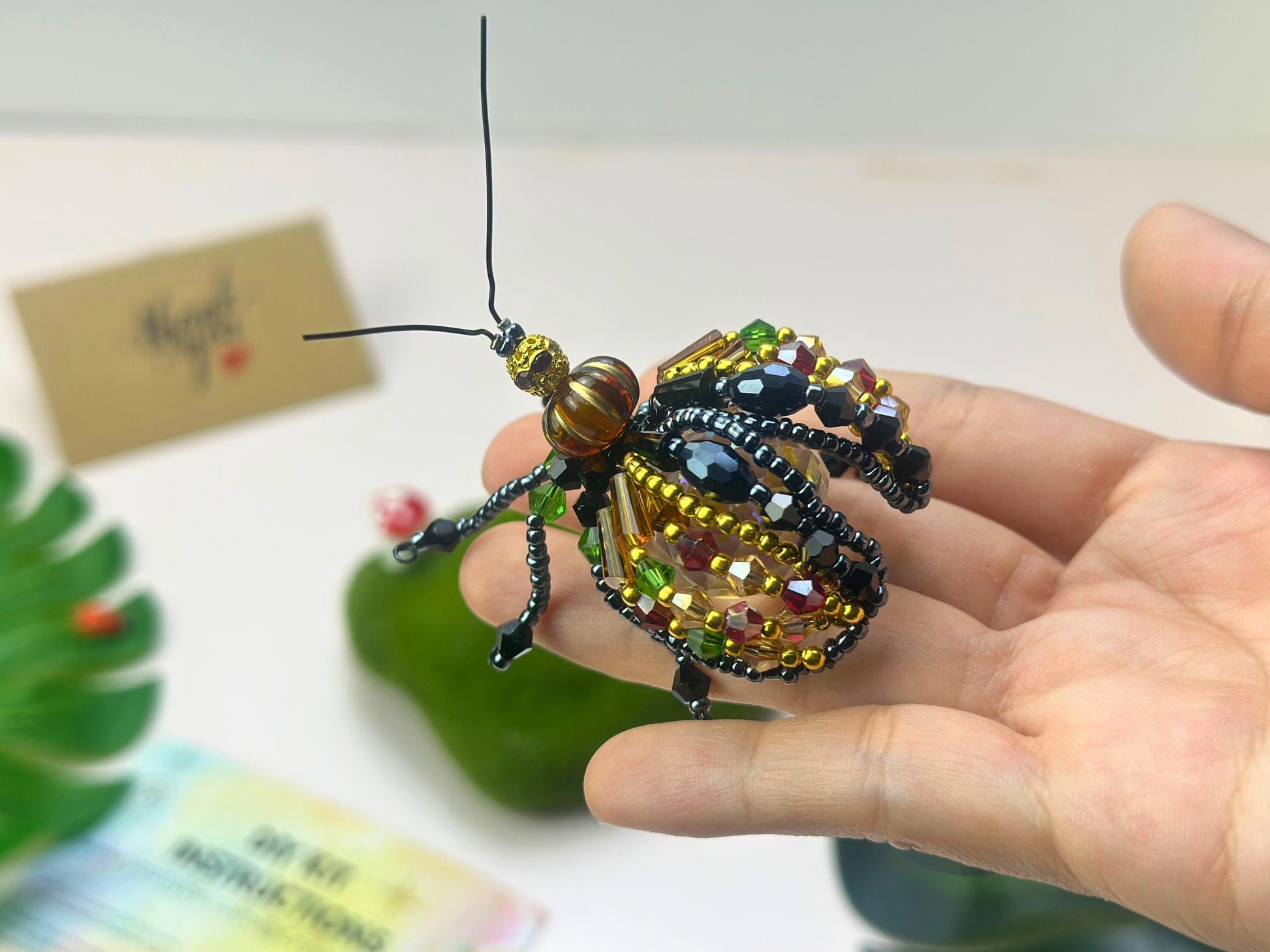 Beetle Suncatcher DIY Kit - Create Your Own Nature-Inspired Decor