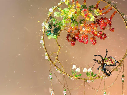 Autumn Garden Suncatcher DIY Kit - Create Your Own Fall Nature Decor