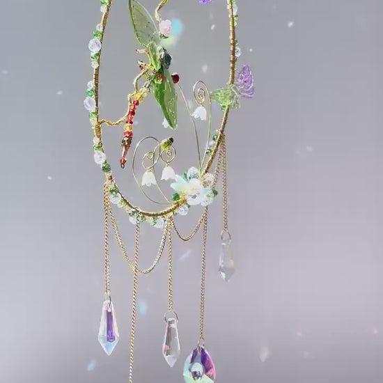 Fairy Garden Suncatcher DIY Kit - Create Your Own Magical Sun Catcher for Home Decor