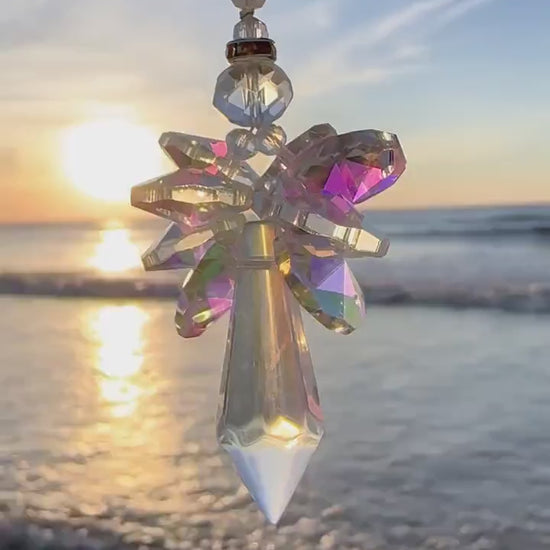 Angel Suncatcher DIY Kit: Crystal Prism Mobile - 3-in-1 Craft