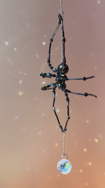 Black Widow / Christmas Spider Suncatcher DIY Kit